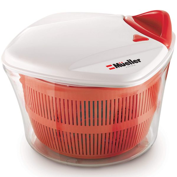 Mueller Large 5L Salad Spinner Vegetable Washer with Bowl