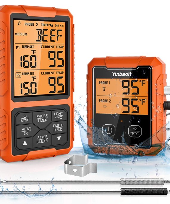 Digital Remote Food Cooking Wireless Meat Thermometer