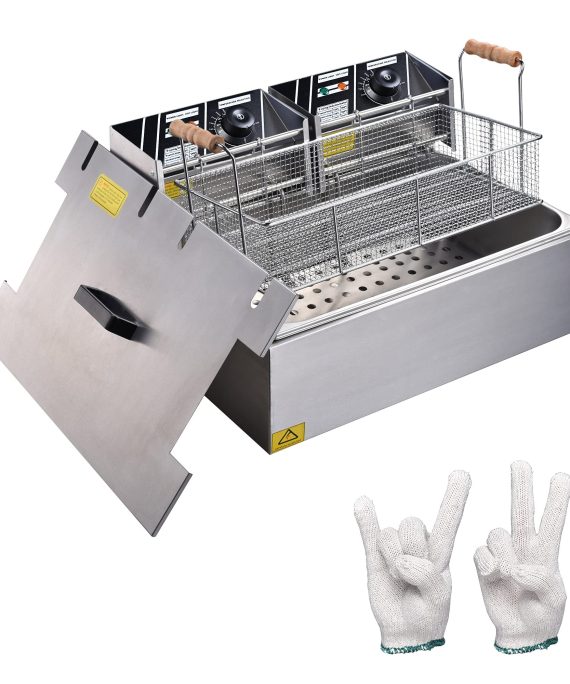 Electric Countertop Deep Fryer Stainless Steel