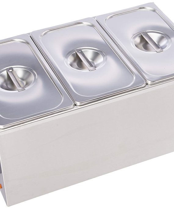 Commercial Grade Stainless Steel Bain Marie Buffet