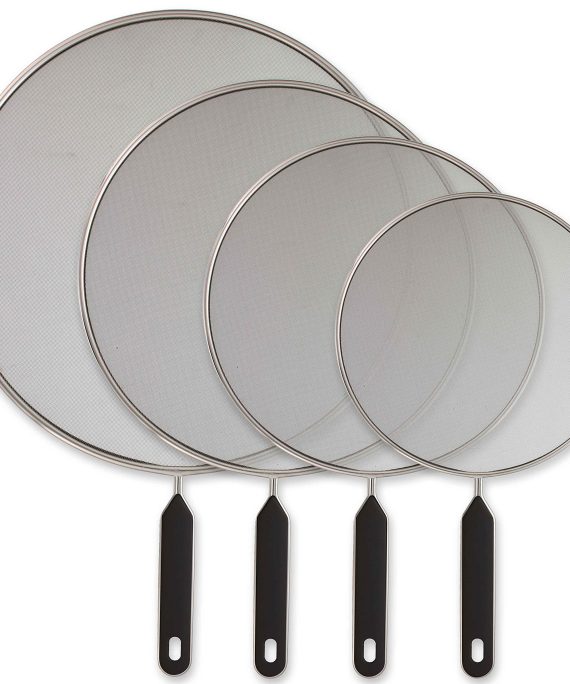 U.S. Kitchen Supply Set of 4 Classic Splatter Screens