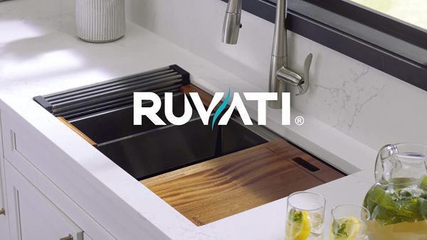 Ruvati 15 x 15 inch Undermount 16 Gauge Zero Raduis - Image 7