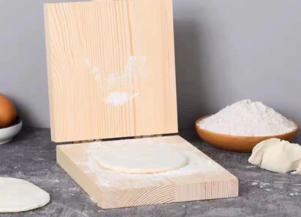 Wooden Dough Presser Pizza