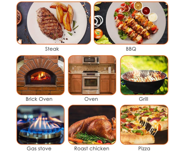 Round Pizza Stone For Grill And Oven
