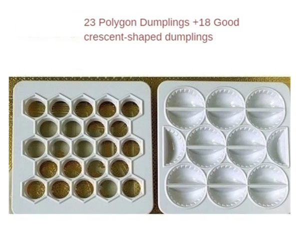 19-Hole Dumpling Maker – Easy and Fun Dumpling Press for Homemade Ravioli and Pelmeni