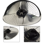 Stainless steel blade cover for Thermomix TM5, TM6, and TM31, designed to enhance sous-vide and slow cooking by preventing contact with sharp blades and ensuring even temperature distribution.