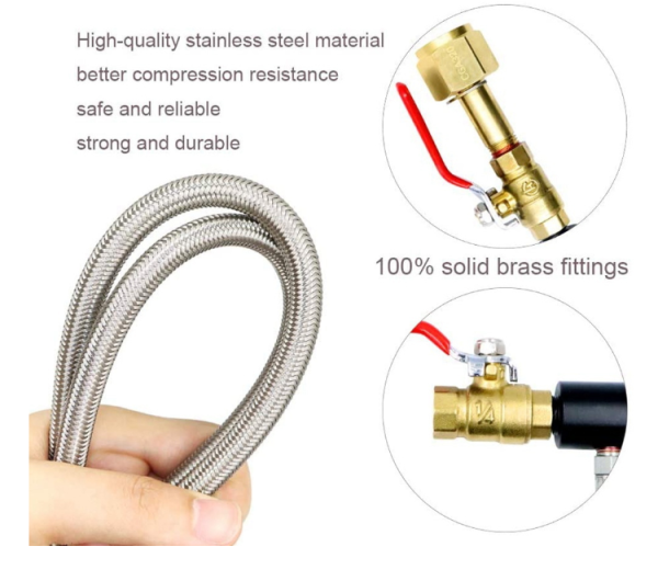 High-Pressure CO2 Refill Adapter with Gauge – Ideal for Soda Maker & Sodastream Tank Filling - Image 4