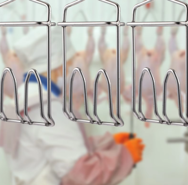 Stainless Steel Double Hook Poultry Hanger – Ideal for Butcher Shops, Restaurants, and Kitchens - Image 2